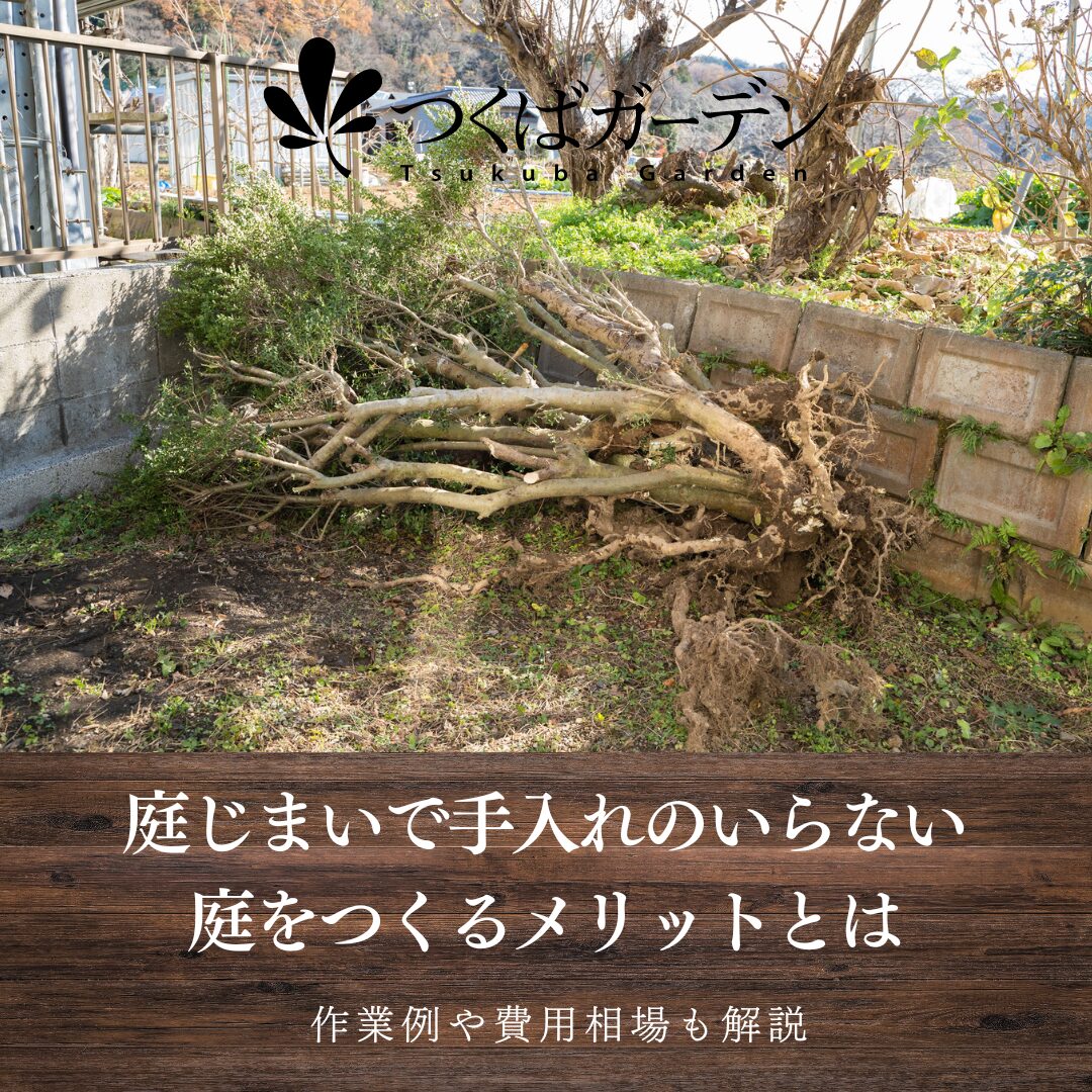 庭じまいで手入れのいらない庭をつくるメリットとは｜作業例や費用相場も解説